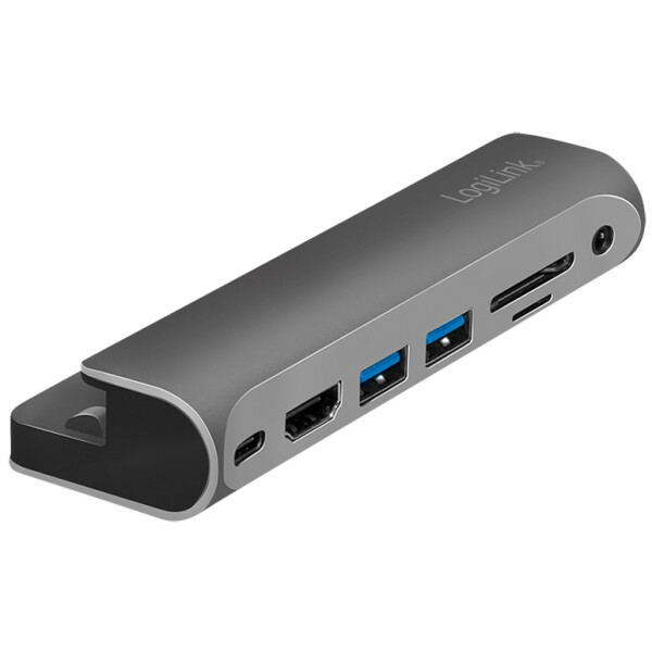 LogiLink USB 3.2 (Gen 1) Docking-Station, USB-C, 7-Port