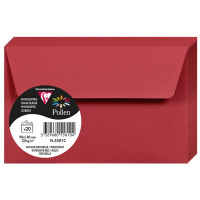 Pollen by Clairefontaine Briefumschlag 90x140 mm, kirschrot