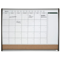 nobo Kombitafel mit Kalenderraster, (B)585 x (H)430 mm