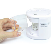 RAPESCO Elektrischer Doppel-Spitzer PS12-USB, hellblau