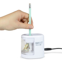 RAPESCO Elektrischer Doppel-Spitzer PS12-USB, hellblau