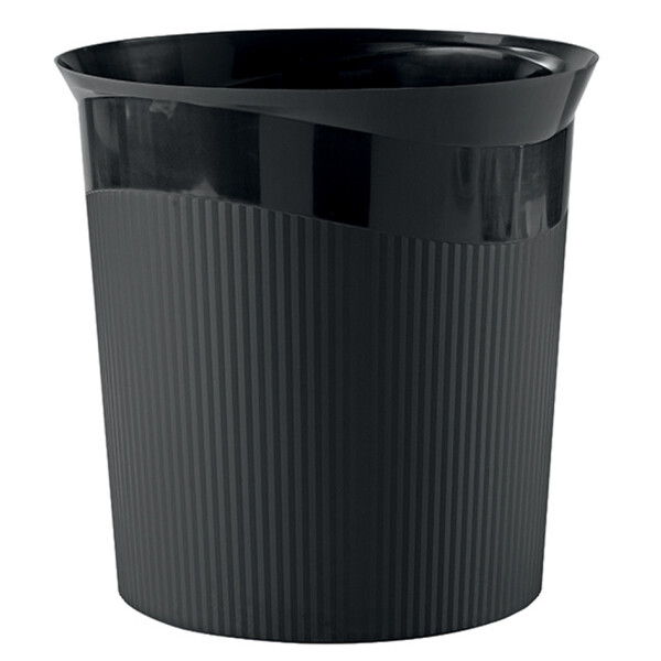 HAN Papierkorb Re-LOOP, Öko-Kunststoff, 13 Liter, dunkelgrau