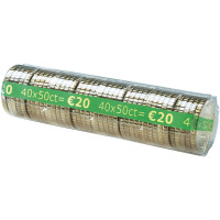 RESKAL Münzhülsen THE CONTAINER, für 50 x 0,02 EUR