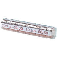 RESKAL Münzhülsen THE CONTAINER, für 50 x 0,01 EUR