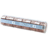 RESKAL Münzhülsen THE CONTAINER, für 25 x 1 EUR