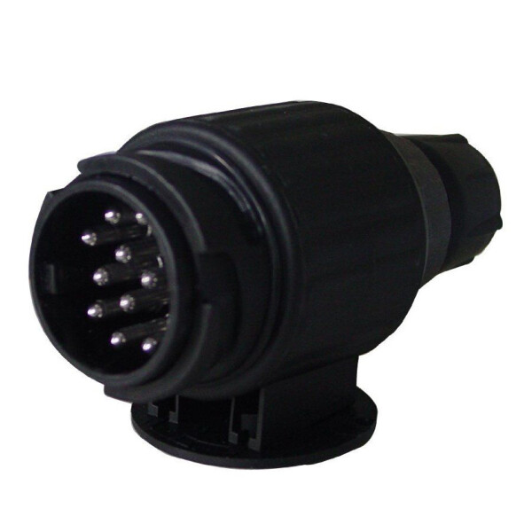 IWH KFZ-Stecker, 13-polig, Kunststoff, schwarz