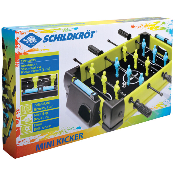 SCHILDKRÖT Mini Tisch Kicker, (B)500 x (T)450 x (H)100 mm