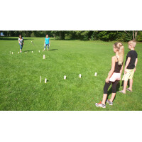 SCHILDKRÖT Kubb Schwedenschach, aus Pinienholz