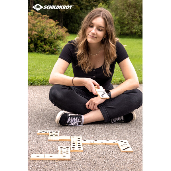 SCHILDKR&Ouml;T Jumbo Domino-Set, Spieleklassiker im Gro&szlig;format
