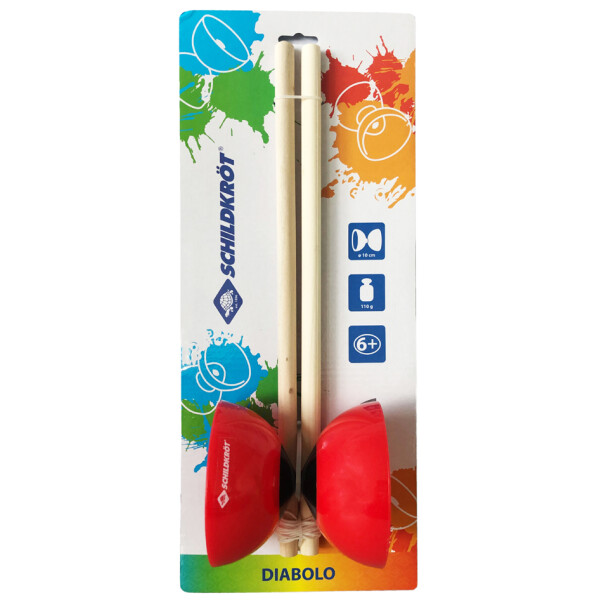 SCHILDKRÖT Diabolo Set, aus Polyethylen, rot