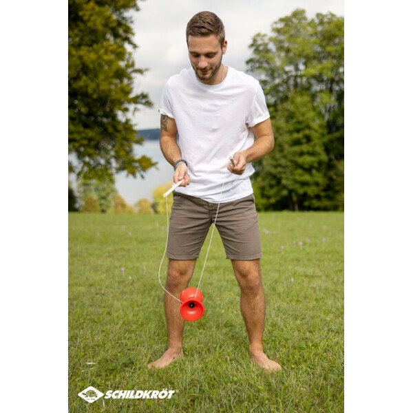 SCHILDKRÖT Diabolo Set, aus Polyethylen, rot
