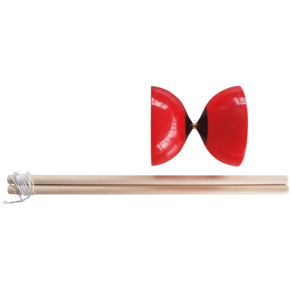 SCHILDKRÖT Diabolo Set, aus Polyethylen, rot