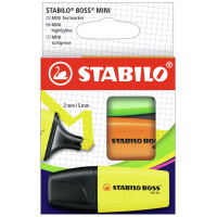 STABILO Textmarker BOSS MINI, 5er Kartonetui