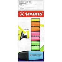 STABILO Textmarker BOSS MINI, 3er Kartonetui
