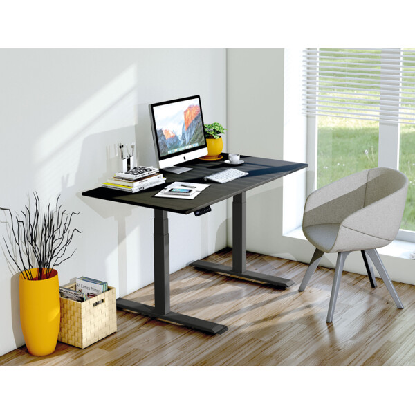 kerkmann Sitz-Steh-Schreibtisch Smart Office,eiche anthrazit