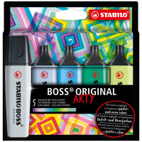 STABILO Textmarker BOSS ORIGINAL, 10er Kartonetui ARTY