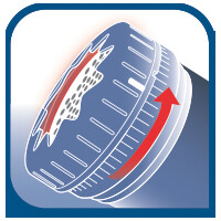 Tefal Fusselrasierer JB1013, blau weiß