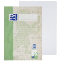 Oxford Schulheft "Recycling", DIN A4, 16 Blatt, Lineatur 22