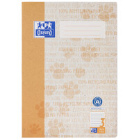 Oxford Schulheft "Recycling", DIN A4, 16 Blatt, Lineatur 1
