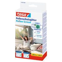 tesa Pollenschutzgitter für Fenster, 2,40 m x 1,20 m