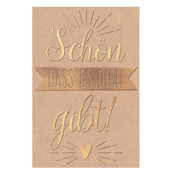 SUSY CARD Mini-Grußkarte "Ein herzliches Danke"