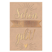 SUSY CARD Mini-Grußkarte "Ein herzliches Danke"