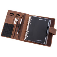 bind Terminplaner Modell 15504-1, A5, ohne Kalender, braun