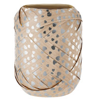 SUSY CARD Ringelband Eiknäuel "Herzen gold"