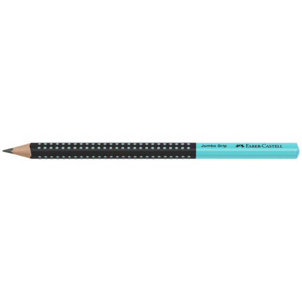 FABER-CASTELL Bleistift Jumbo GRIP TWO TONE, blau
