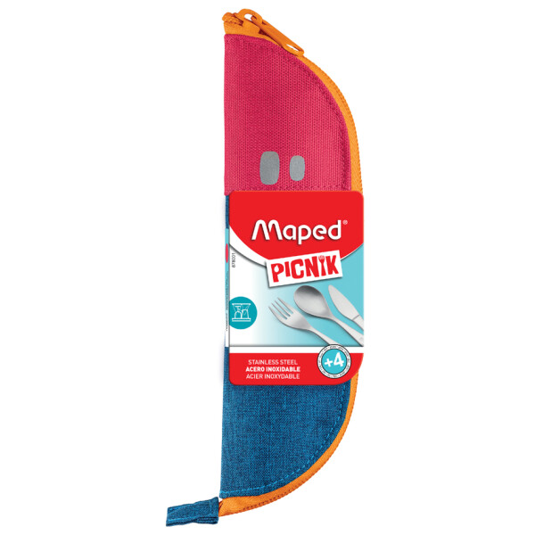 Maped PICNIK Besteck-Set CONCEPT KIDS, Tasche blau