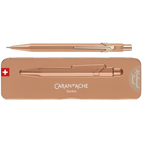 CARAN DACHE Druckbleistift 844 Goldbar, 0,7 mm, gold