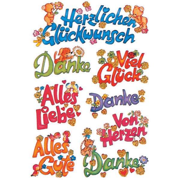 HERMA Sticker DECOR "Kleeblätter"