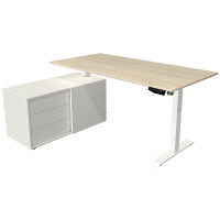 kerkmann Komplett-Arbeitsplatz Move 1, weiß