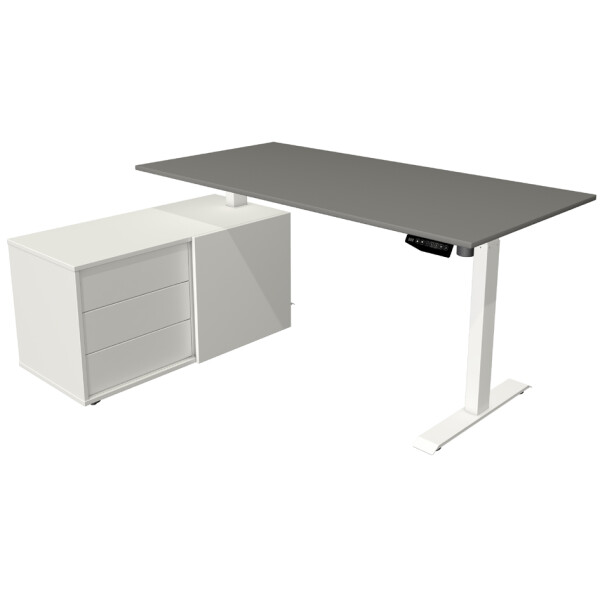 kerkmann Komplett-Arbeitsplatz Move 1, lichtgrau