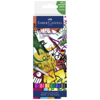 FABER-CASTELL Aquarellmarker GOLDFABER, 6er Etui Graffiti