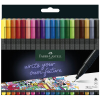 FABER-CASTELL Fineliner GRIP FINEPEN, 10er Kartonetui