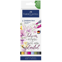 FABER-CASTELL Aquarellmarker GOLDFABER, 6er Etui Lettering