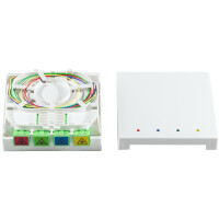 LogiLink FTTH-Spleißbox, 4x SC APC, 30 m...
