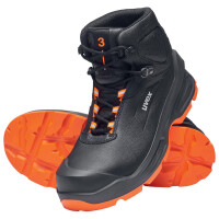 uvex 3 Schnürstiefel S3, schwarz orange, Gr. 39