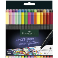 FABER-CASTELL Fineliner GRIP FINEPEN, 20er Kartonetui