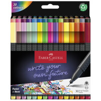 FABER-CASTELL Fineliner GRIP FINEPEN, 30er Kartonetui