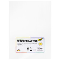 folia Zeichenkarton, DIN A4, 120 g qm, weiß