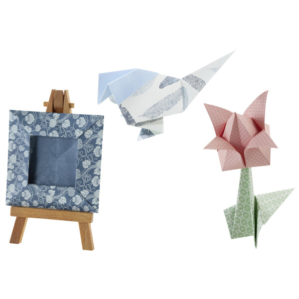 folia Faltbl&auml;tter "Nostalgia", 150 x 150 mm, 50 Blatt