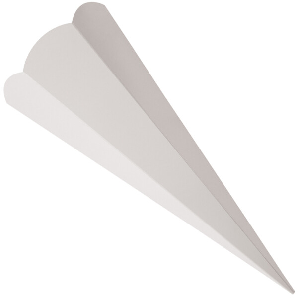 folia Schultüten-Zuschnitt, 6-eckig, 680 mm, weiß