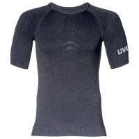uvex Herren-Kurzarm-Funktionsshirt underwear, schwarz, 3XL