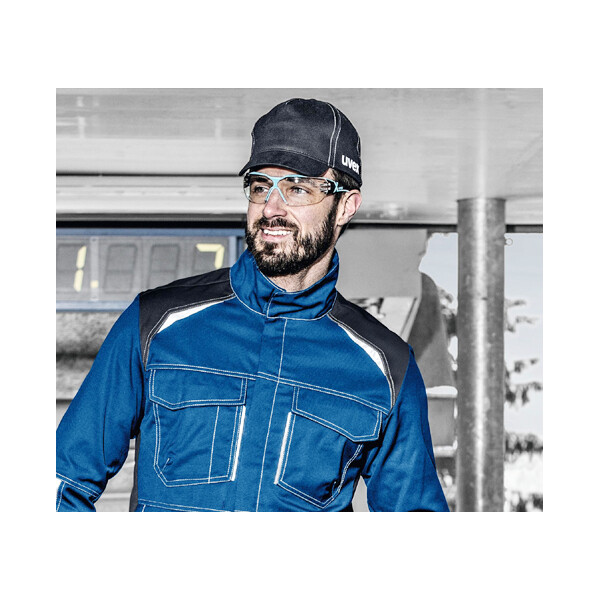uvex Kopfschutz u-cap sport, Größe 60-63 cm, schwarz
