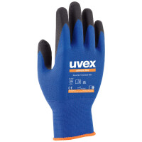 uvex Arbeitshandschuh athletic lite, blau anthrazit, Gr. 11