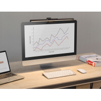 DIGITUS LED-Klemmleuchte mit USB-Anschluss, schwarz