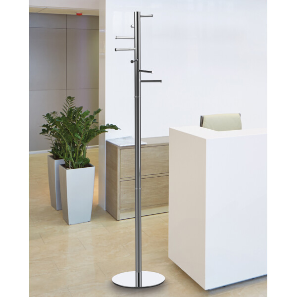 MAUL Garderobenständer MAULcalima, Höhe: 1.770 mm, silber