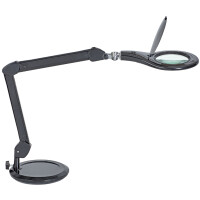 MAUL LED-Lupenleuchte MAULmakro, Standfuß, schwarz
